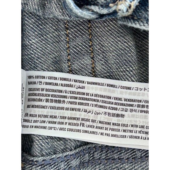 Abercrombie & Fitch Blue Denim Overalls - Picture 9 of 15